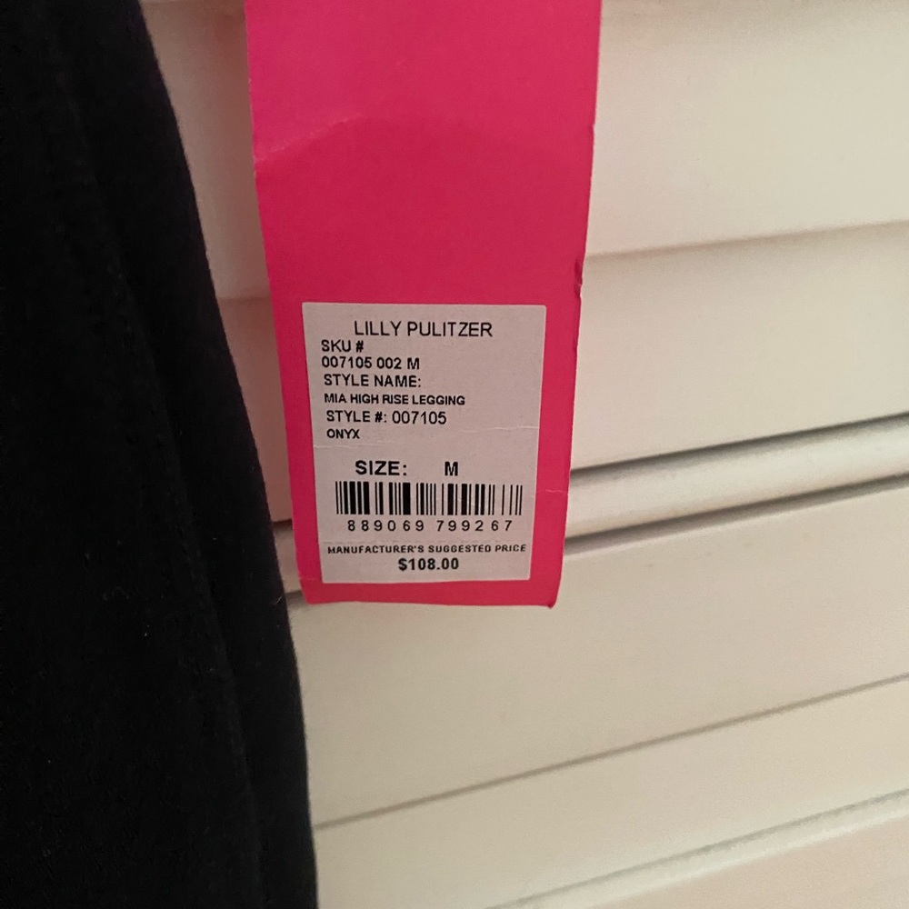 Lilly Pulitzer Classic Black Leggings - Picture 2 of 4